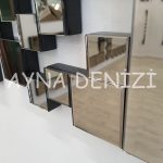 Triyo Bronze Model Modern Ayna-32