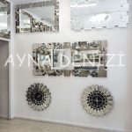 Triyo Bronze Model Modern Ayna-4