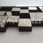 Triyo Bronze Model Modern Ayna-41