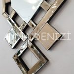 Deluxe Future Bronze Model Üçlü Set Aynalı Saatli Niş Takımı-25
