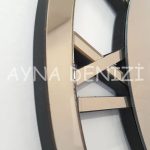 Deluxe Future Bronze Model Üçlü Set Aynalı Saatli Niş Takımı-39
