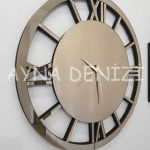 Perfect Future Bronze Model Üçlü Set Aynalı Saatli Niş Takımı-23