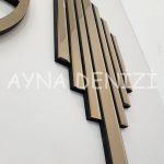 Perfect Future Bronze Model Üçlü Set Aynalı Saatli Niş Takımı-37