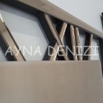 Premium Time Bronze Model Üçlü Set Aynalı Saatli Niş Takımı-20