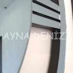 Deluxe Future Smoked Model Üçlü Set Aynalı Saatli Niş Takımı-28