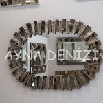 Güneş Piyano Black Small Bronze Model Modern Ayna-14