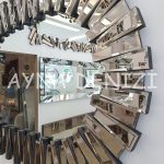 Güneş Piyano Black Small Bronze Model Modern Ayna-30