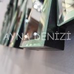 Güneş Piyano Black Small Silver Model Modern Ayna-47