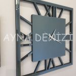 Perfect Time Smoked Model Üçlü Set Aynalı Saatli Niş Takımı-40