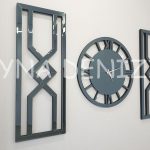 Special Future Smoked Model Üçlü Set Aynalı Saatli Niş Takımı-1