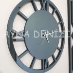 Special Future Smoked Model Üçlü Set Aynalı Saatli Niş Takımı-20