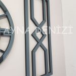 Special Future Smoked Model Üçlü Set Aynalı Saatli Niş Takımı-23