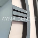 Special Future Smoked Model Üçlü Set Aynalı Saatli Niş Takımı-27