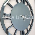 Special Future Smoked Model Üçlü Set Aynalı Saatli Niş Takımı-34