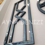 Special Future Smoked Model Üçlü Set Aynalı Saatli Niş Takımı-37