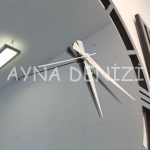 Special Future Smoked Model Üçlü Set Aynalı Saatli Niş Takımı-39