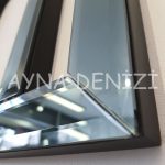 Special Future Smoked Model Üçlü Set Aynalı Saatli Niş Takımı-40