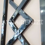 Special Future Smoked Model Üçlü Set Aynalı Saatli Niş Takımı-41