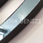 Special Future Smoked Model Üçlü Set Aynalı Saatli Niş Takımı-45