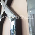 Special Future Smoked Model Üçlü Set Aynalı Saatli Niş Takımı-48