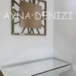 Time Bronze Model Bronz Renk Dekoratif Aynalı Duvar Saati-16