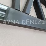 Time Smoked Model Füme Renk Dekoratif Aynalı Duvar Saati-40