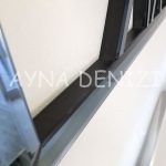 Time Smoked Model Füme Renk Dekoratif Aynalı Duvar Saati-45