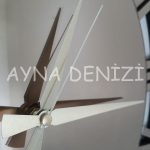 When Roma Bronze Model Bronz Renk Dekoratif Aynalı Duvar Saati-40