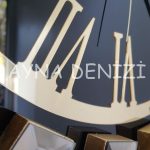 Güneş Twins Golden Jet Black Model Altın Siyah Renk Dekoratif Aynalı Duvar Saati-38