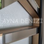 Time Golden Model Bronz Renk Dekoratif Aynalı Duvar Saati-32