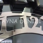 Güneş Twins Smoked Latin Model Gümüş Füme Renk Dekoratif Aynalı Duvar Saati-47