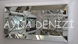 Slice Silver Model Modern Ayna