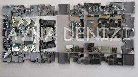 Triyo Smoked Model Modern Ayna