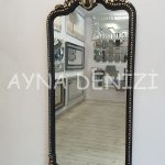 Princess Great Black Gold Model Siyah Altın Renk Boy Aynası-2