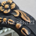 Princess Great Anthracite Gold Model Antrasit Altın Renk Boy Aynası-37