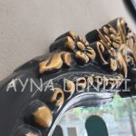Princess Great Anthracite Gold Model Antrasit Altın Renk Boy Aynası-39
