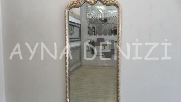 Princess Great Shiny Gold Model Platin Altın Renk Boy Aynası