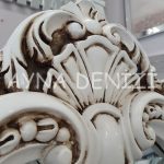 Princess Aging White Model Eskitme Beyaz Renk Ayaklı Boy Aynası-34