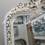 Princess Aging White Model Eskitme Beyaz Renk Ayaklı Boy Aynası-40