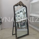 Princess Black Gold Model Siyah Altın Renk Ayaklı Boy Aynası-1