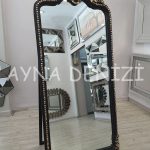Princess Black Gold Model Siyah Altın Renk Ayaklı Boy Aynası-11
