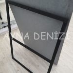 Princess Black Gold Model Siyah Altın Renk Ayaklı Boy Aynası-17