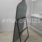 Princess Black Gold Model Siyah Altın Renk Ayaklı Boy Aynası-19