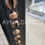 Princess Black Gold Model Siyah Altın Renk Ayaklı Boy Aynası-25