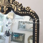 Princess Black Gold Model Siyah Altın Renk Ayaklı Boy Aynası-26