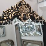 Princess Black Gold Model Siyah Altın Renk Ayaklı Boy Aynası-27