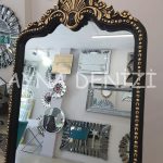 Princess Black Gold Model Siyah Altın Renk Ayaklı Boy Aynası-28