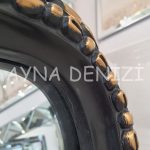 Princess Black Gold Model Siyah Altın Renk Ayaklı Boy Aynası-33