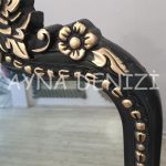 Princess Black Gold Model Siyah Altın Renk Ayaklı Boy Aynası-40