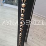 Princess Black Gold Model Siyah Altın Renk Ayaklı Boy Aynası-41
